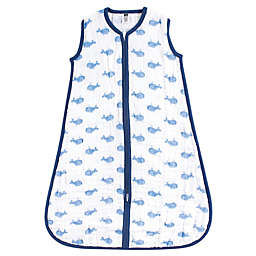 Hudson Baby® Whale Wearable Sleeping Bag in Blue