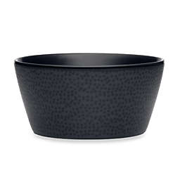 Noritake® Black on Black Snow Round Cereal Bowl