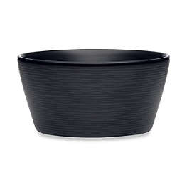 Noritake® Black on Black Swirl Round Cereal Bowl