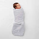 Alternate image 3 for BreathableBaby&reg; Size 0-4M Star Swaddle Trio in Grey