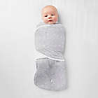 Alternate image 4 for BreathableBaby&reg; Size 0-4M Star Swaddle Trio in Grey