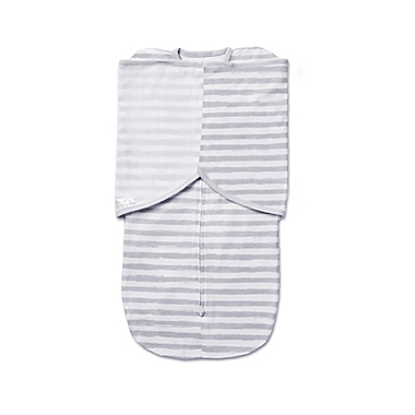 BreathableBaby&reg; Swaddle Trio in Grey Stripe. View a larger version of this product image.