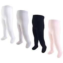 Hudson Baby® 4-Pack Cotton Rich Tights