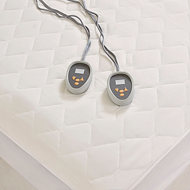 Beautyrest&reg; Cotton Heated Queen Mattress Pad. View a larger version of this product image.