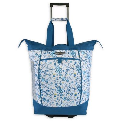 rolling shopper tote