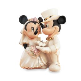 minnie's dream wedding figurine by lenox
