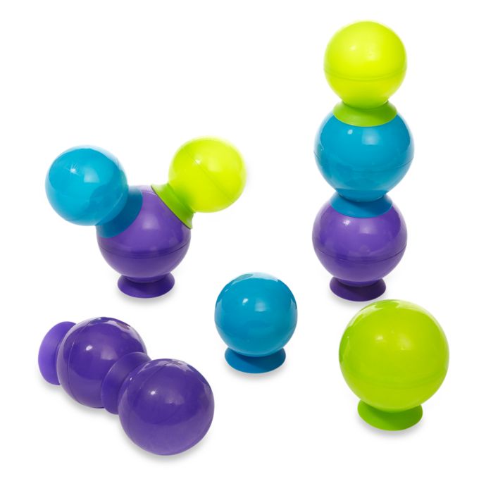 Boon Bubbles Suction Cup Bath Toys in Multi-Color Blue | Bed Bath & Beyond