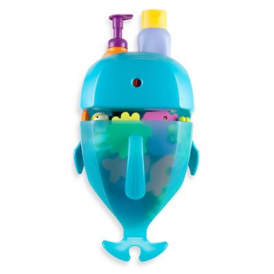 whale bath toy holder