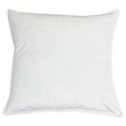Thro Ibenz Ice Velvet Square Throw Pillow in Cream/Off White