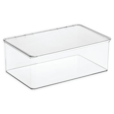 clear organizing containers