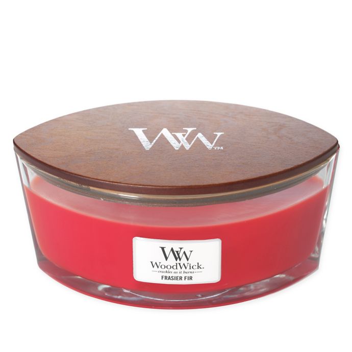 WoodWick® HearthWick Flame® Crimson Berries Large Ellipse Jar Candle