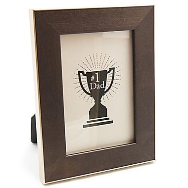 Eliza L&copy; Best Dad 4-Inch x 6-Inch Photo Frame in Bronze (Set of Two). View a larger version of this product image.