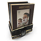 Alternate image 4 for Eliza L&copy; Best Dad 4-Inch x 6-Inch Photo Frame in Bronze (Set of Two)