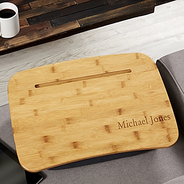 Personalized Bamboo Lap Desk. View a larger version of this product image.