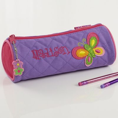 Personalized Butterfly Pencil Case by Stephen Joseph