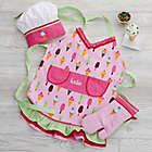 Alternate image 1 for Ice Cream Embroidered Apron 3 Piece Set
