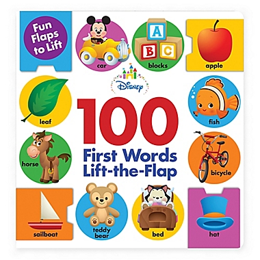 Disney&reg; &quot;100 First Words&quot; Lift-The-Flap Book. View a larger version of this product image.