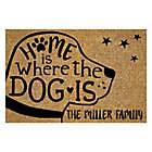 Alternate image 0 for &quot;Home Is Where The Dog Is&quot; 18&quot; x 27&quot; Door Mat