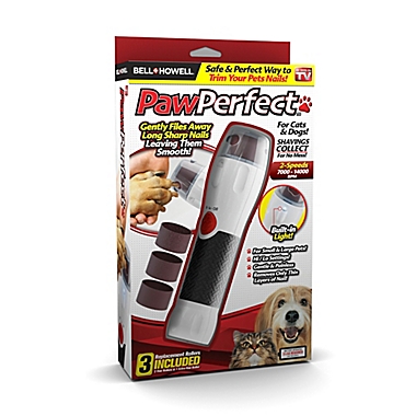 PawPerfect&trade; Pet Nail Trimmer for Cats and Dogs in White. View a larger version of this product image.