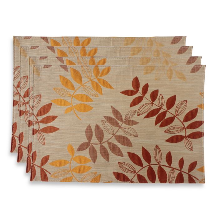 Zania Leaf Placemat Bed Bath & Beyond