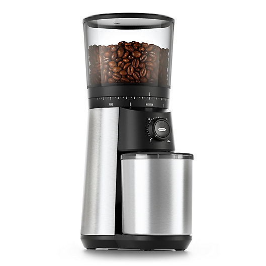 Alternate image 1 for OXO® Conical Burr Coffee Grinder in Stainless Steel