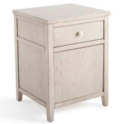 light colored nightstands