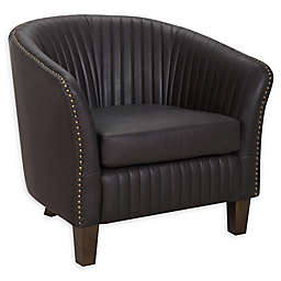 LumiSource® Shelton Faux Leather Upholstered Club Chair