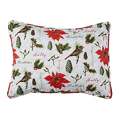 Mistletoe Botanical King Pillow Sham. View a larger version of this product image.