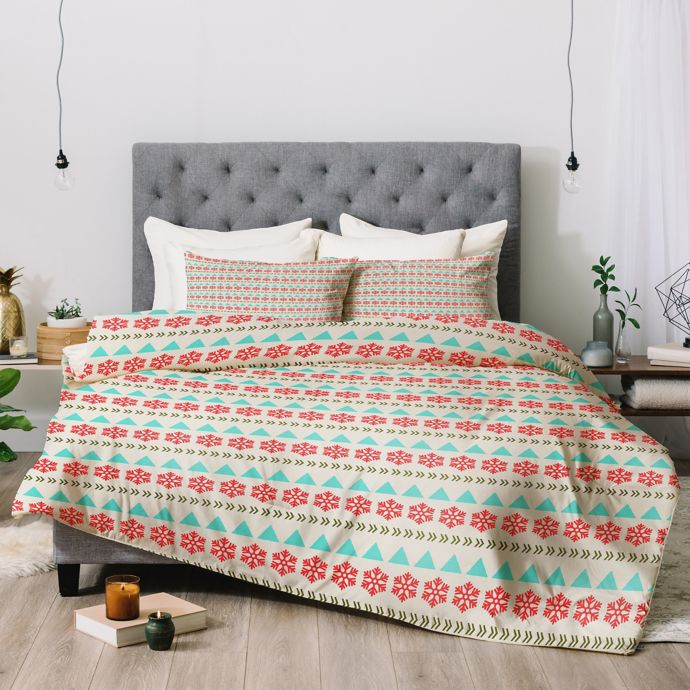 Deny Designs Allysn Johnson Holiday Style Comforter Set Bed Bath