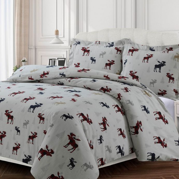 Tribeca Living Moose Duvet Set Bed Bath Beyond