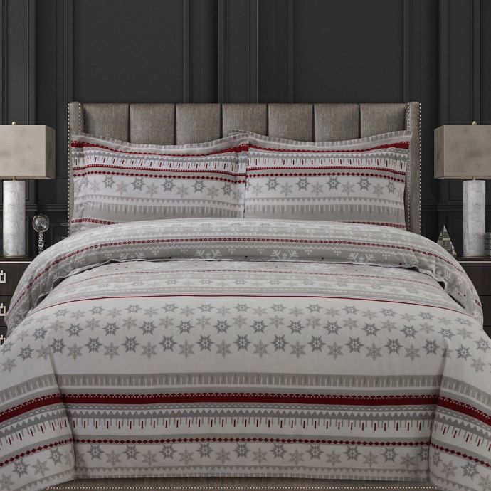 Tribeca Living Snow Mitten Duvet Cover Set Bed Bath Beyond