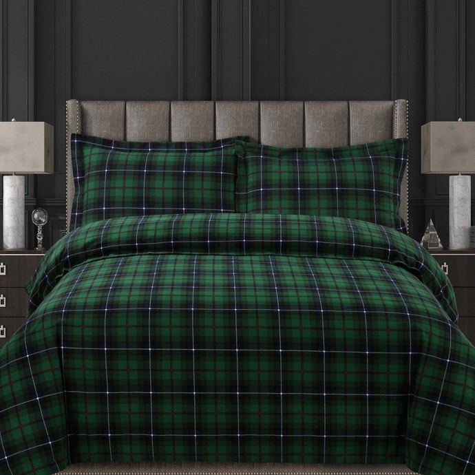 Tribeca Living Cambridge Plaid Duvet Cover Set Bed Bath Beyond