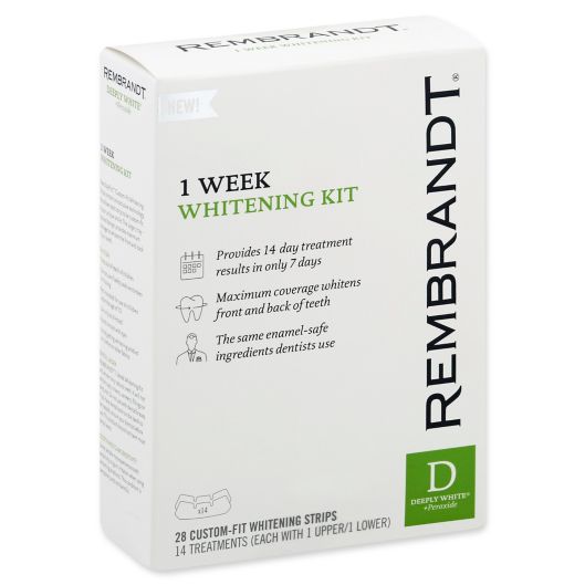 bedbathandbeyond.com | Rembrandt Deeply White + Peroxide 1-Week Whitening Kit