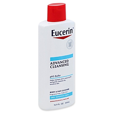 Eucerin&reg; 16.9 fl. oz. Advanced Cleansing Body and Face Cleanser. View a larger version of this product image.