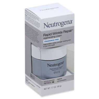 Neutrogena&reg; Rapid Wrinkle Repair&reg; 1.7 oz. Fragrance-Free Regenerating Cream. View a larger version of this product image.