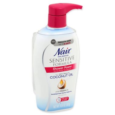 Nair&trade; Shower Power&trade; 12.6 fl. oz. Sensitive Formula Hair Remover. View a larger version of this product image.