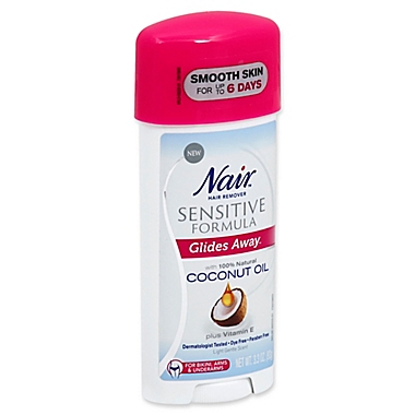 Nair™  oz. Glides Away Sensitive Formula Hair Remover with Coconut Oil |  Bed Bath & Beyond