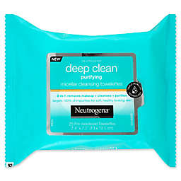 Neutrogena® 25-Count Deep Clean® Purifying Micellar Cleansing Towelettes