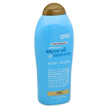 OGX&reg; 19.5 fl. oz. Radiant Glow Argan Oil Of Morocco Body Wash. View a larger version of this product image.