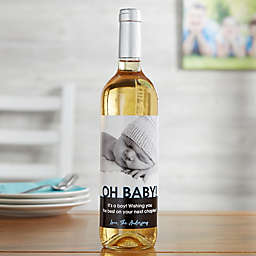 Any Occasion Personalized Wine Bottle Label With Photo