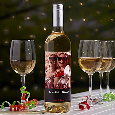 Any Occasion Photo Personalized Wine Bottle Label. View a larger version of this product image.