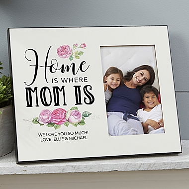 Home Is Where Mom Is Personalized Picture Frame. View a larger version of this product image.