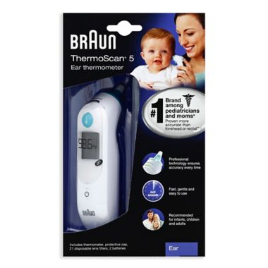 Huiskamer Dageraad Bemiddelaar Braun® Thermoscan 5 Ear Thermometer | Bed Bath & Beyond