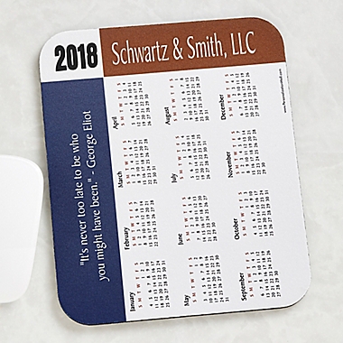 35 Quotes Calendar Personalized Mouse Pad. View a larger version of this product image.