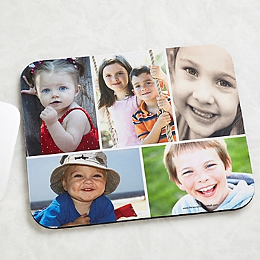 Photo Collage Personalized Mouse Pad- Horizontal. View a larger version of this product image.