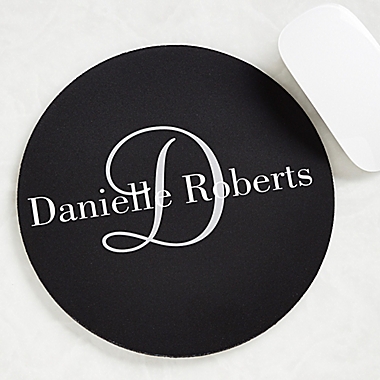 Classic Monogram Personalized Mouse Pad. View a larger version of this product image.