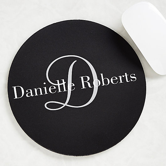 Alternate image 1 for Classic Monogram Personalized Mouse Pad