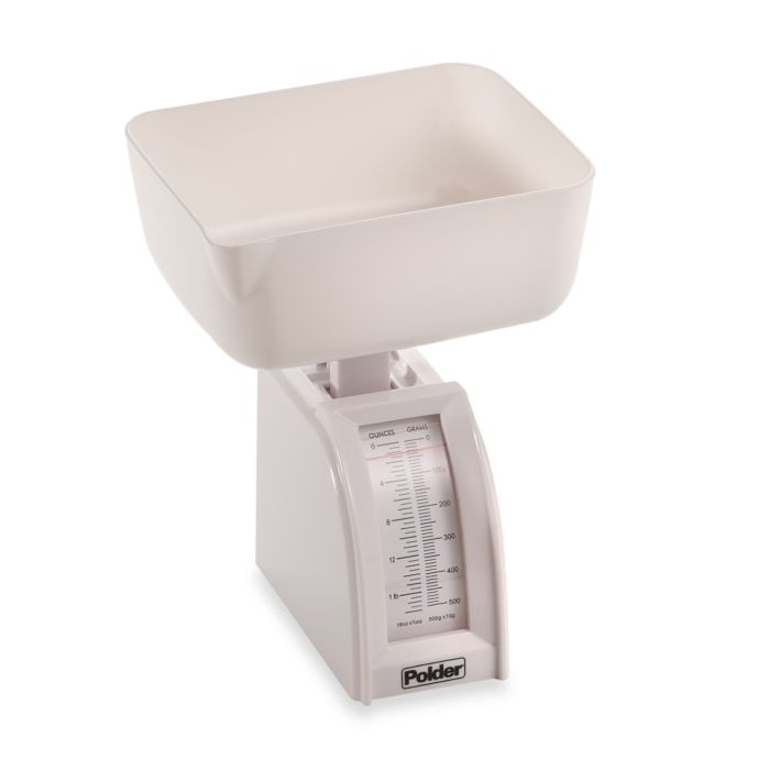Polder Diet Utility Food Scale In White Bed Bath Beyond