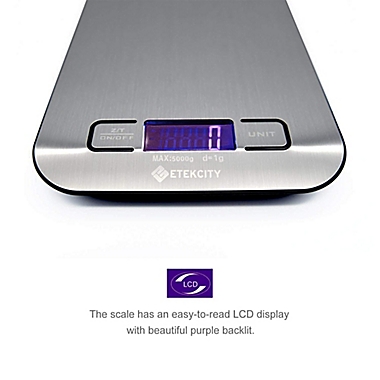 Etekcity Digital Stainless Steel Kitchen Food Scale. View a larger version of this product image.