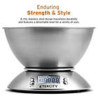 Alternate image 1 for Etekcity Digital Stainless Steel Kitchen Food Scale with Timer and Detachable Bowl